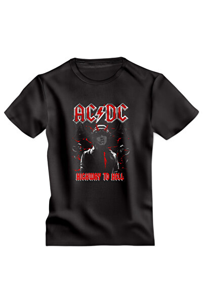 OKTANE Tricou ACDC model 20 negru L