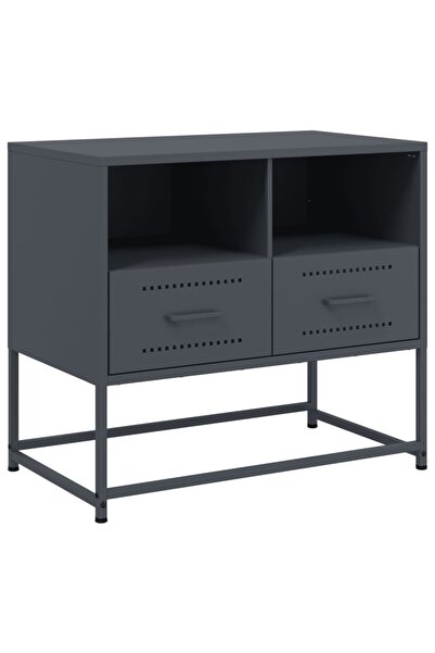 vidaxl Dulap TV, antracit, 68x39x60,5 cm, oțel
