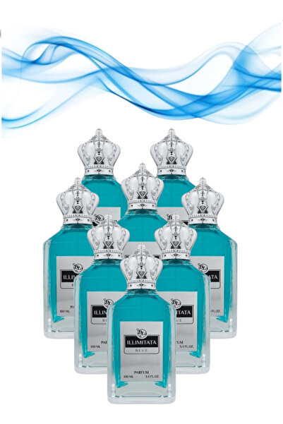 ILLIMITATA 8 قطع عطر أزرق 100 مل