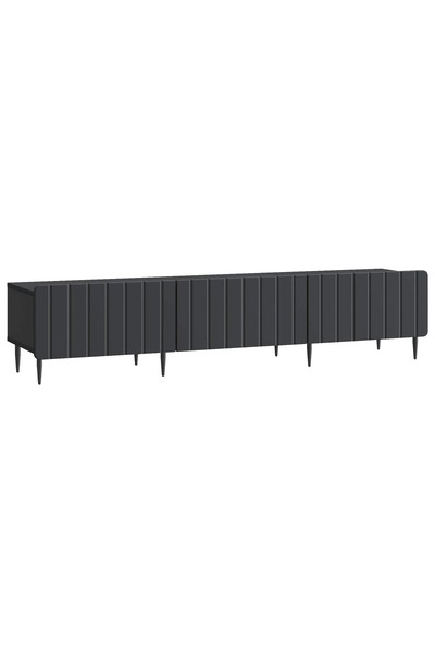 vidaxl Cabinet TV cu sertar Negru 147 x 34,5 x 32 cm Lemn prelucrat