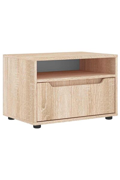 vidaxl Comodă TV „VISNES” Stejar Sonoma 60x40x38 cm lemn prelucrat