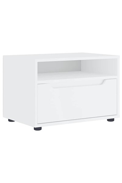 vidaxl Dulap TV "VISNES" alb 60x40x38 cm lemn de prelucrare
