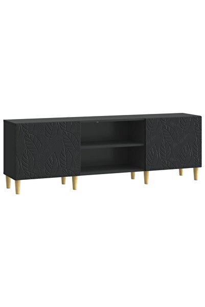 vidaxl Cabinet TV 150 x 31 x 50 cm Negru Lemn prelucrat