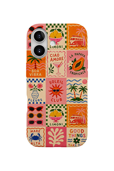 iPhone 17 Uyumlu Desenli Silikon Lansman Telefon Kılıfı K1247pudra.png