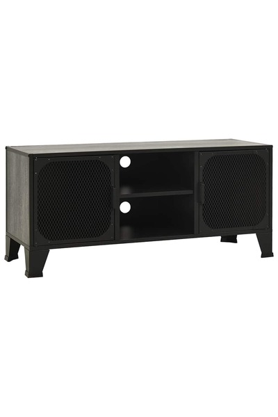 vidaxl Dulap TV ,gri,105x36x47 cm,metal și MDF