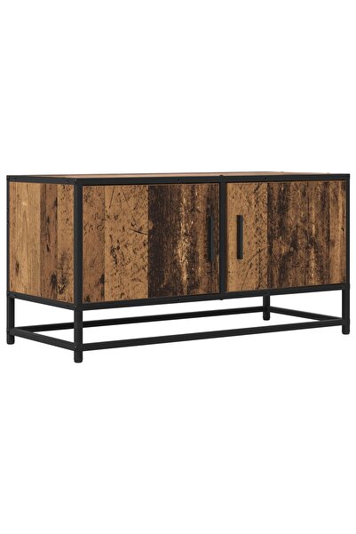 vidaxl Cabinet TV 80 x 34,5 x 40 cm Lemn vechi Lemn prelucrat