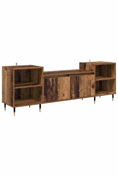 vidaxl Cabinet TV 160 x 35 x 55 cm Lemn Vechi Lemn prelucrat