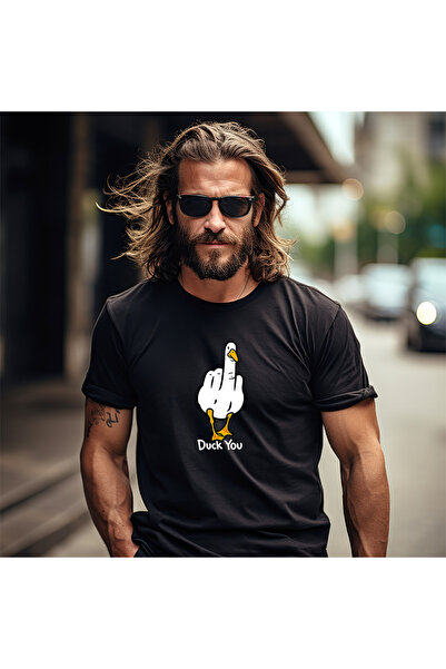OKTANE Duck you black t-shirt M