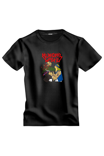 OKTANE Tricou rock Municipal Waste model 1 negru 3XL