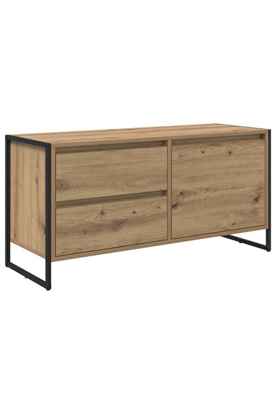 vidaxl Cabinet TV 100 x 36 x 49.5 cm Stejar artizanal Lemn prelucrat