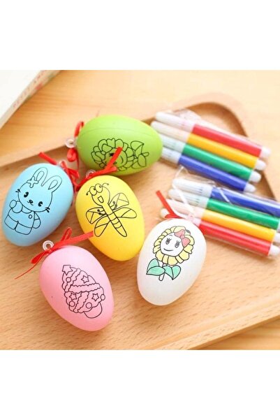 Arabest 12-Piece DIY Mini Egg Party Favors with Sketch Pens,Creative Birthday...