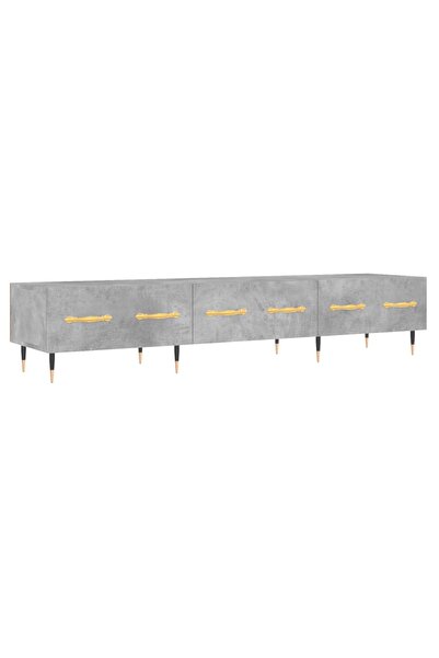vidaxl Comodă TV, gri beton, 150x36x30 cm, lemn prelucrat