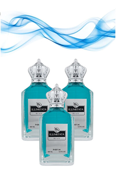 ILLIMITATA 3 Pieces Blue Perfume 100 ML