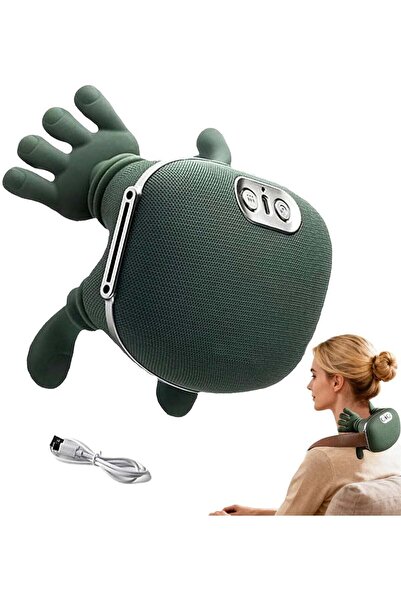 Radin 4D Neck Massager with Heat, Bionic Heated Massager, Portable Shiatsu Ne...