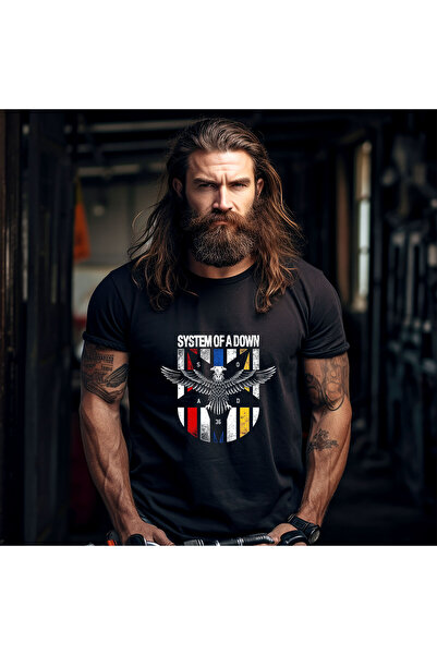OKTANE Tricou System of a Down model 4 negru S
