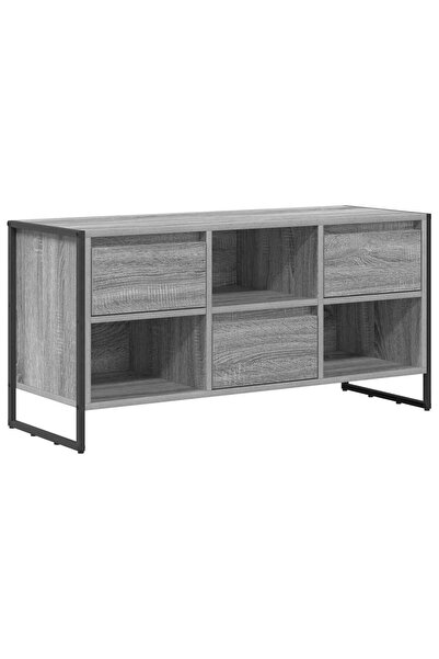 vidaxl Cabinet TV 100 x 36 x 49,5 cm Gri Sonoma Lemn prelucrat