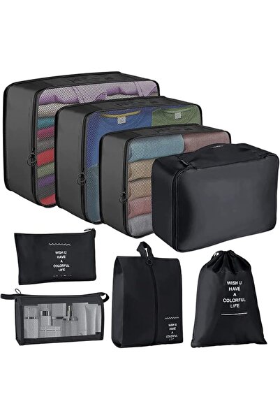 Arabest Packing Cubes for Suitcase, 8 PCS Lightweight Travel Luggage Organize...