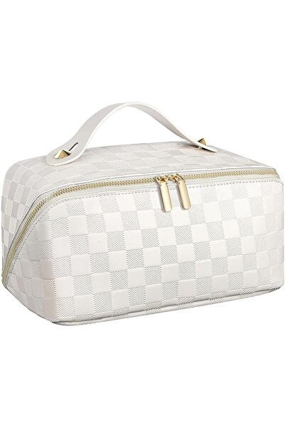 Yelajoy Large Capacity Makeup Bag Travel- Portable Travel for Women Waterproo...