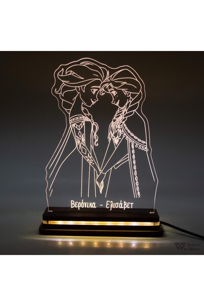 Generic Brand Φωτιστικό LED "Elsa & Anna" W00953