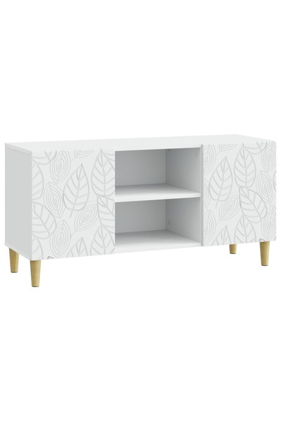 vidaxl Cabinet TV 102 x 34,5 x 50 cm Alb Lemn prelucrat