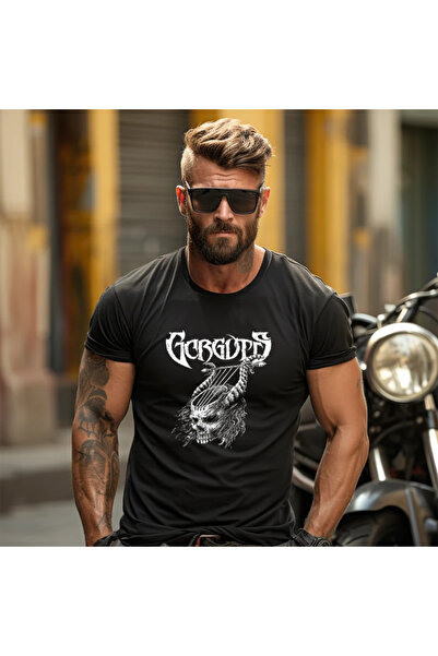 OKTANE Tricou cu imprimeu Gorguts negru S