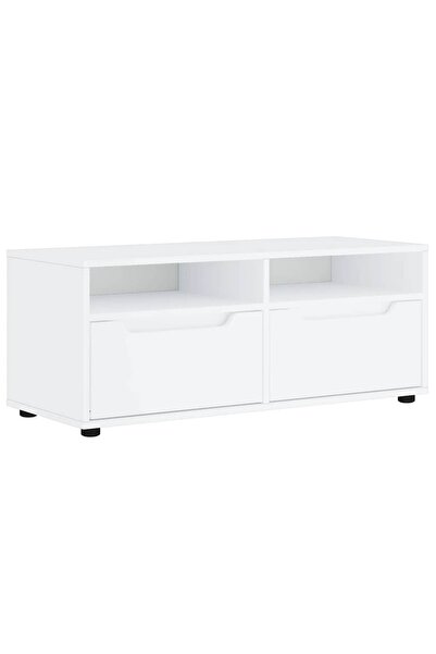 vidaxl Dulap TV "VISNES" alb 100x40x38 cm lemn de prelucrare