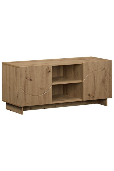 vidaxl Suport TV 90 x 34.5 x 40 cm Lemn de stejar prelucrat artizanal