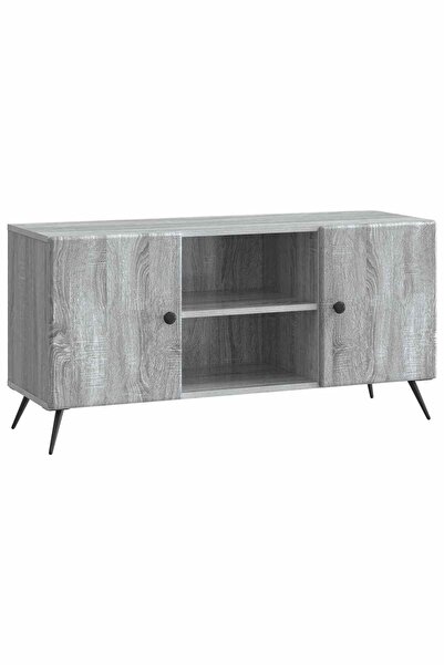 vidaxl Comodă TV 102 x 34,5 x 50 cm gri Sonoma Lemn prelucrat