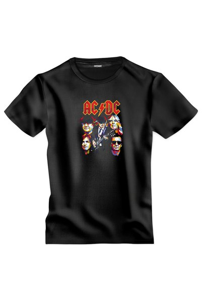OKTANE AC-DC rock t-shirt model 5 black L