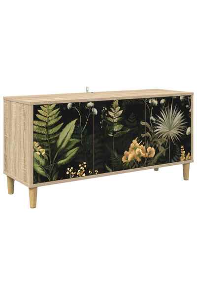 vidaxl Comodă TV RHENEN 102 x 33 x 50 cm Lemn prelucrat Sonoma