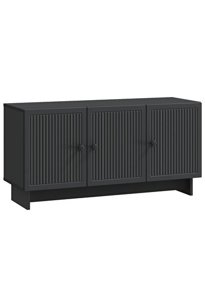 vidaxl Cabinet TV 99 x 34,5 x 50 cm Negru Lemn prelucrat