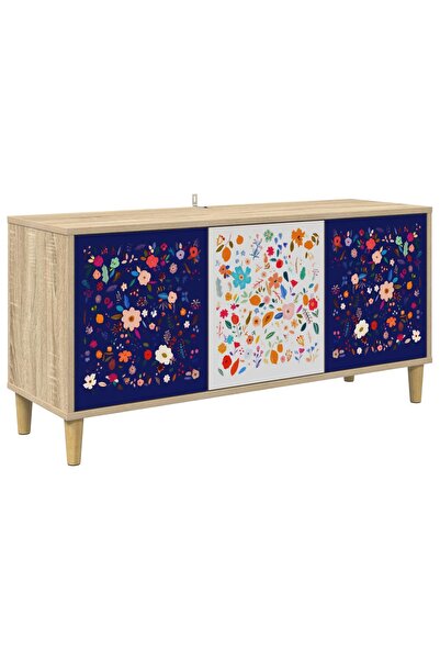 vidaxl Comodă TV MAINZ 102 x 33 x 50 cm Lemn prelucrat Sonoma