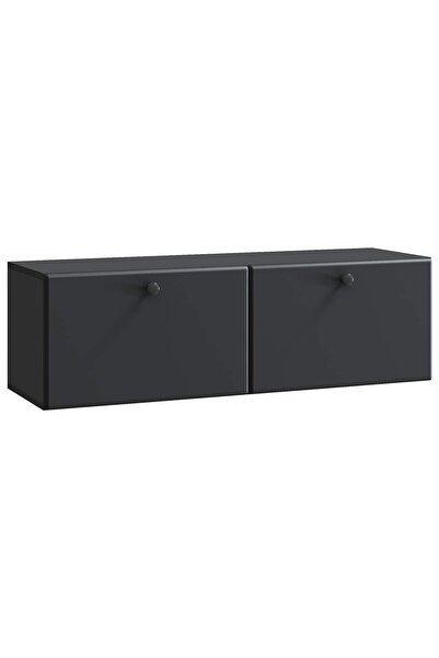 vidaxl Oglindă TV montată pe perete 98 x 31 x 30 cm Negru