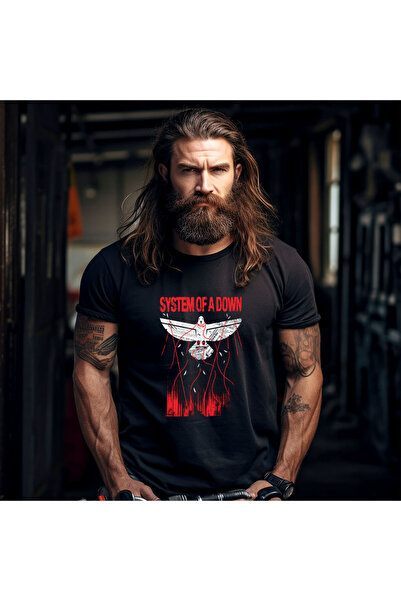 OKTANE Tricou System of a Down model 3 negru 2XL