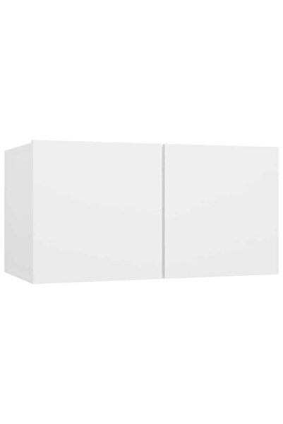 vidaxl Dulap TV suspendat, alb, 60x30x30 cm