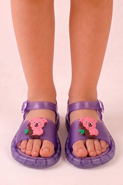 hadiora Cute Koala Figured Children's Sandals and Slippers with Back Strap an...