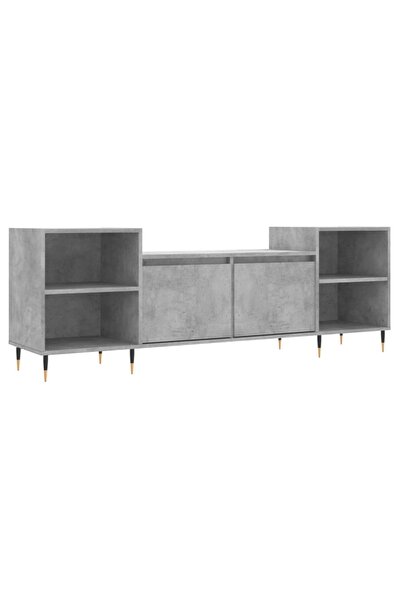vidaxl Comodă TV, gri beton, 160x35x55 cm, lemn prelucrat