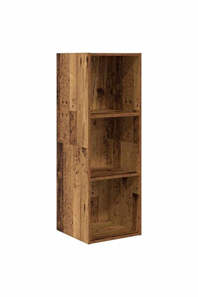 vidaxl Set comodă TV 37 x 37 x 107 cm Lemn Vechi Lemn prelucrat