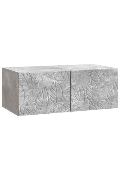 vidaxl Oglindă TV montată pe perete 78,5 x 41 x 30 cm Gri Beton