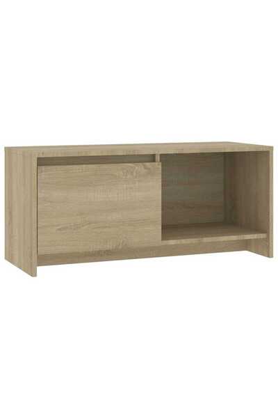 vidaxl Comodă TV, stejar sonoma, 90x35x40 cm, PAL