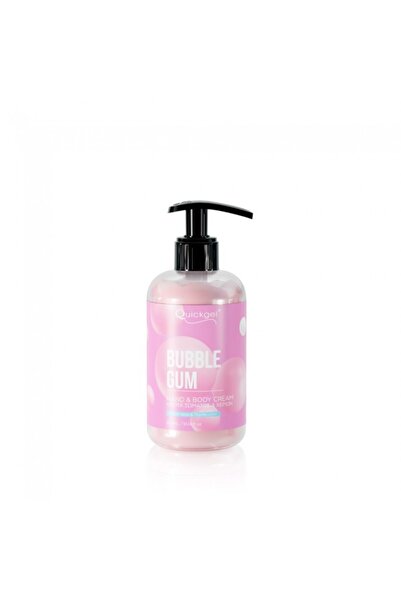 Quickgel Ενυδατική κρέμα χεριών και σώματος Bubble Gum - 300ml