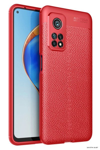 New Face Spt-Gld Newface Mi 10t Pro Case Auto Focus Cover (124058) - Red