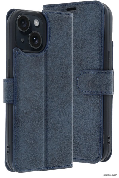 New Face حافظة SPT-GLD Newface iPhone 15 Tr S Plus (124000) - أزرق داكن