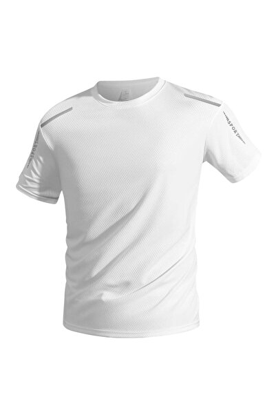 Take Two By Styli White Short Sleeve Athletic T-Shirt