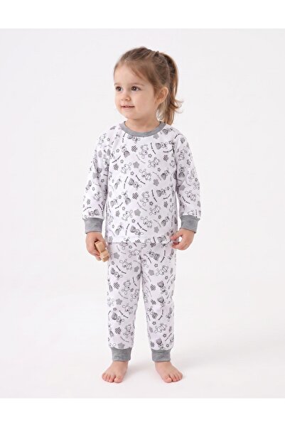 MiniKids Pijama bbc ML Romania iepurasi gri