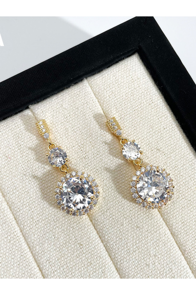 Take Two By Styli Embellished Dangle Earrings