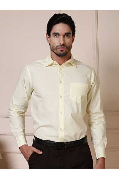 RUE COLLECTION By Styli Relaxed Fit Spread Collar Long Sleeves Cotton Formal ...