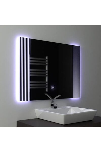Flippy Ορθογώνιος καθρέφτης LED, 80x60εκ., Infinity Frame Basic Touch 1005S-20A