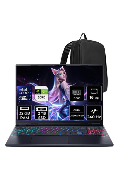 ACER Predator Helios Neo 16S AI Intel Core Ultra 7 255HX RTX 5070 8GB 115W 32...