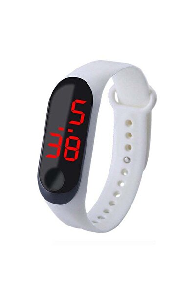 Generic Kids' TPU Band LED Digital Display Watch KMS2649445